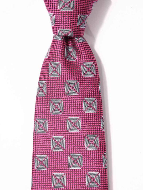 Kingscrest Minimal Dark Pink Microfibre Tie