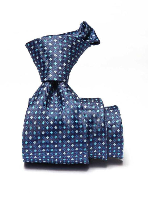 Kingscrest Minimal Dark Blue Microfibre Tie