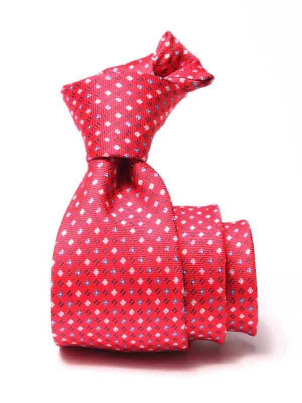 Kingscrest Minimal Dark Red Microfibre Tie
