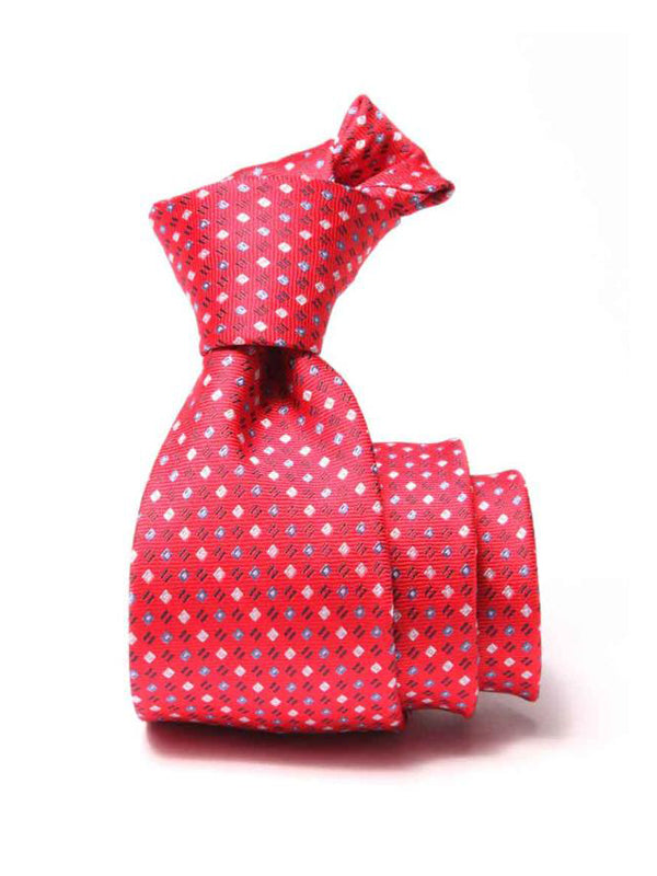 Kingscrest Minimal Dark Red Microfibre Tie