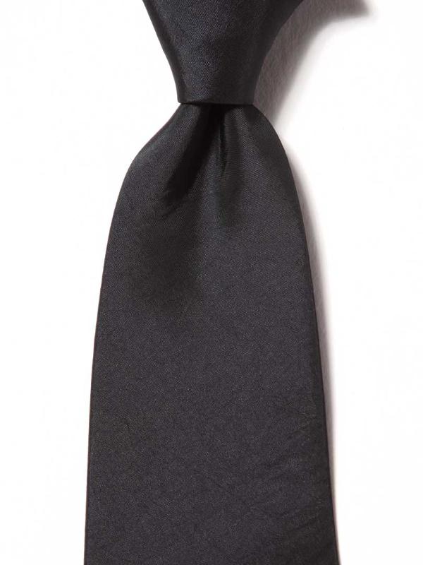 Kingston Solid Dark Blue Microfibre Tie