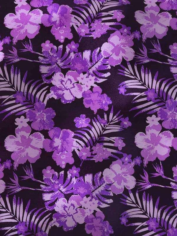 Purple All Over Silk Pocket Square