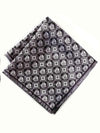 Black All Over Silk Pocket Square