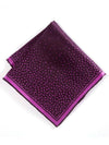 Dark Purple All Over Silk Pocket Square