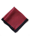 Dark Pink All Over Silk Pocket Square