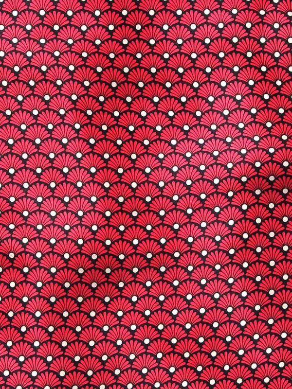 Dark Pink All Over Silk Pocket Square