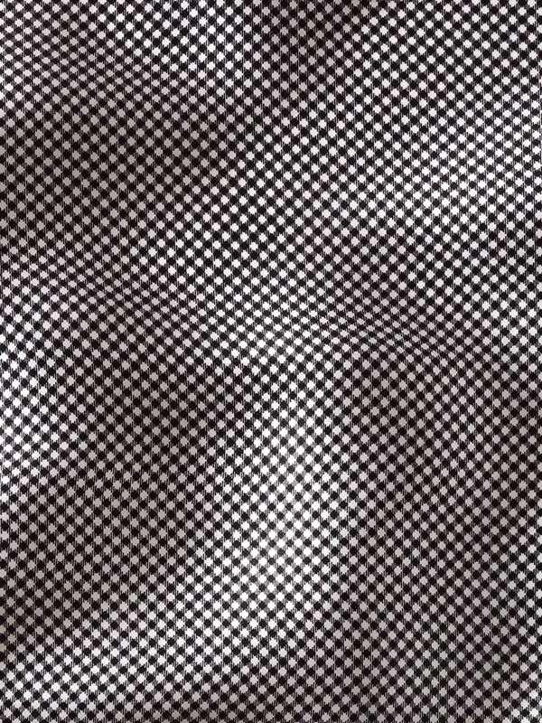 Black & White Check Silk Pocket Square