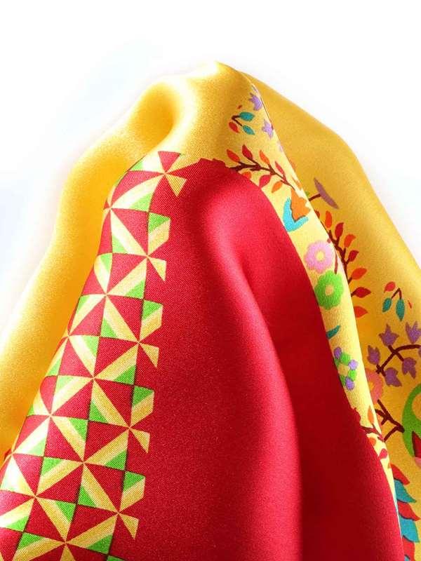 Yellow 4-in-1 Silk Pocket Square