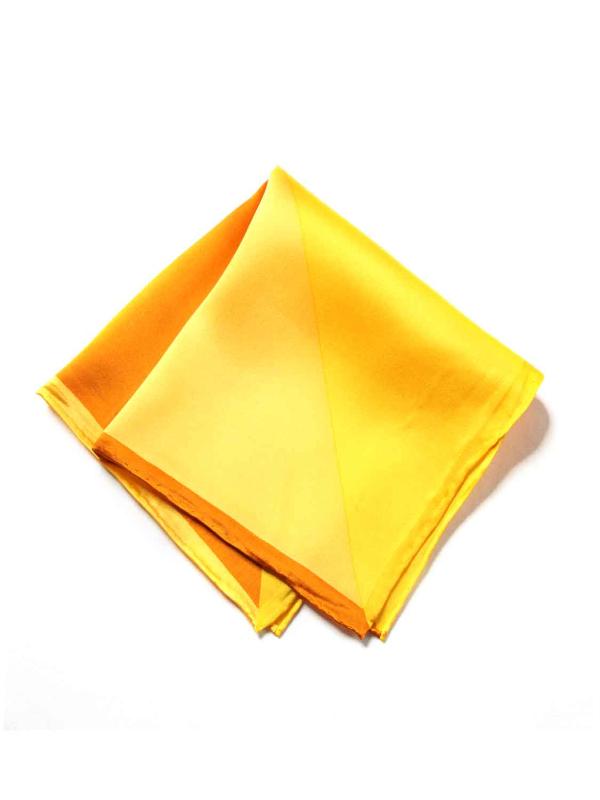 Gold/ Multi 4-in-1 Silk Pocket Square