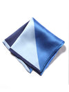 Blue/ Multi 4-in-1 Silk Pocket Square