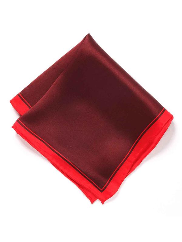 Buy Solid Maroon/Red Silk Pochette | Zodiac – Zodiac Finest Quality ...