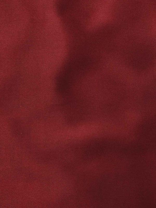 Maroon/ Red Solid Silk Pocket Square