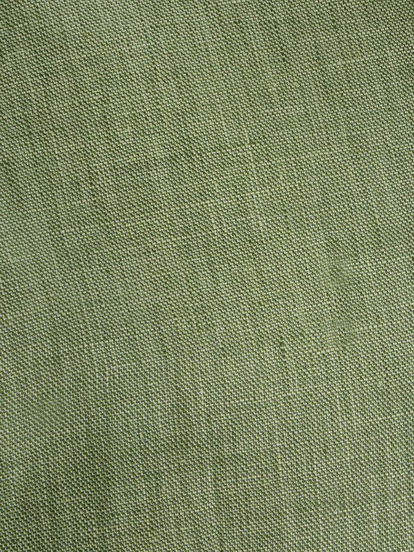 Positano Green Pure Linen Sleeveless Jodhpuri