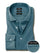 Beyer Teal Techno 4 Way Stretch Solid Full Sleeve Single Cuff Slim Fit Party Wear Blended Shirt