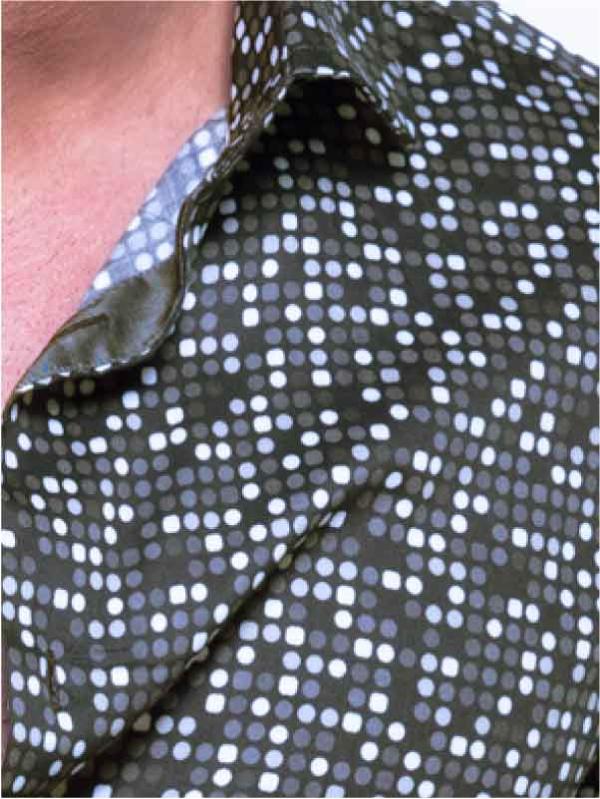 Lamar Grey Printed Full Sleeve Single Cuff Slim Fit Party Wear Blended Shirt