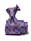 Tessera Mosaic Medium Blue Silk Tie