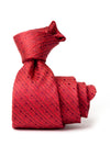 Campania Structure Dark Red Silk Tie