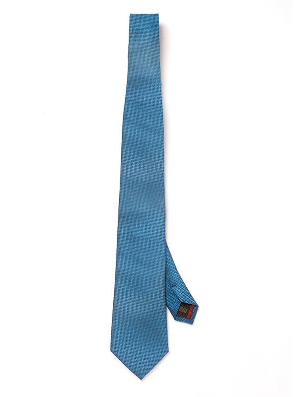 Campania Structure Dark Blue Silk Tie