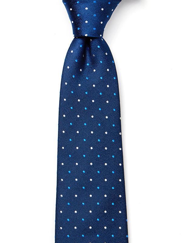 Campania Structure Navy Silk Tie