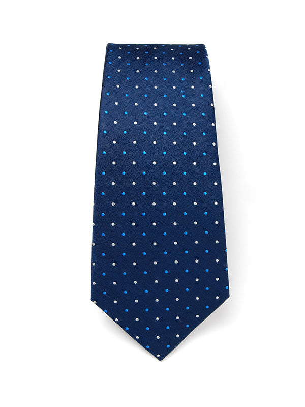 Campania Structure Navy Silk Tie