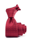 Campania Structure Dark Maroon Silk Tie