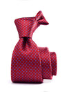 Campania Structure Dark Maroon Silk Tie