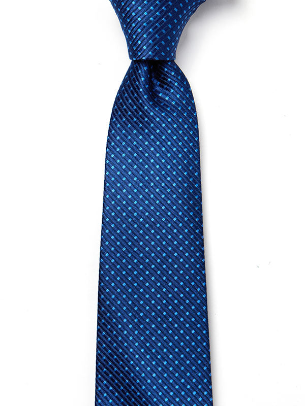 Campania Structure Navy Silk Tie