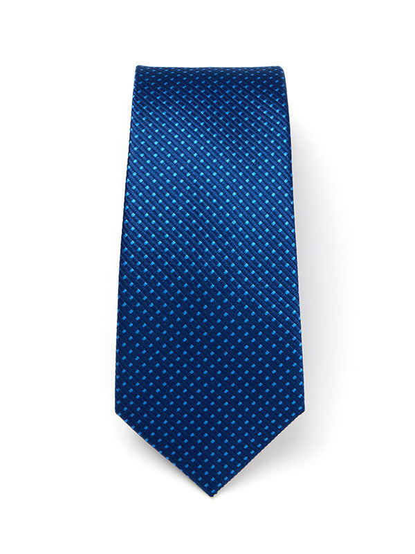 Campania Structure Navy Silk Tie