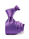 Campania Structure Medium Purple Silk Tie