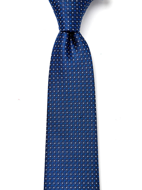 Campania Structure Navy Silk Tie