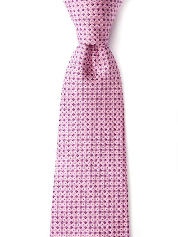 Campania Structure Dark Pink Silk Tie