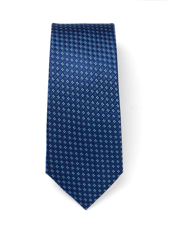 Campania Structure Navy Silk Tie