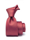 Campania Structure Medium Maroon Silk Tie