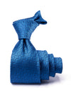 Campania Structure Solid Dark Blue Silk Tie