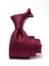 Campania Structure Medium Maroon Silk Tie