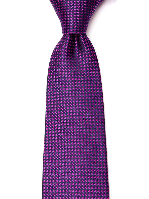 Campania Structure Medium Purple Silk Tie