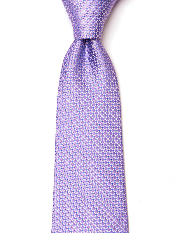 Campania Structure Medium Lilac Silk Tie