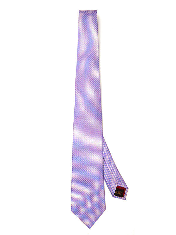 Campania Structure Medium Lilac Silk Tie
