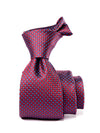 Campania Structure Dark Maroon Silk Tie