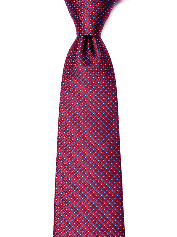 Campania Structure Dark Maroon Silk Tie
