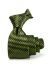 Campania Structure Solid Dark Green Silk Tie