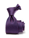 Campania Structure Dark Maroon Silk Tie