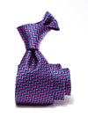 Campania Structure Dark Pink Silk Tie