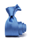 Campania Structure Medium Blue Silk Tie