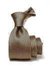 Campania Structure Dark Gold Silk Tie