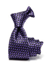 Campania Structure Dark Purple Silk Tie