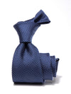 Campania Structure Navy Silk Tie