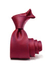 Campania Structure Medium Maroon Silk Tie