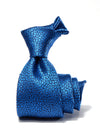 Campania Structure Medium Blue Silk Tie