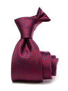 Campania Structure Medium Maroon Silk Tie
